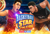 Basketball Star on Fire